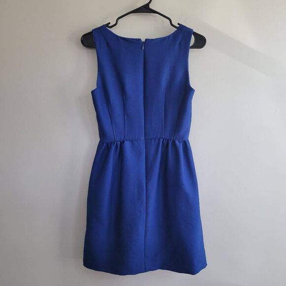 J. Crew Blue Mini Dress - Picture 2 of 8